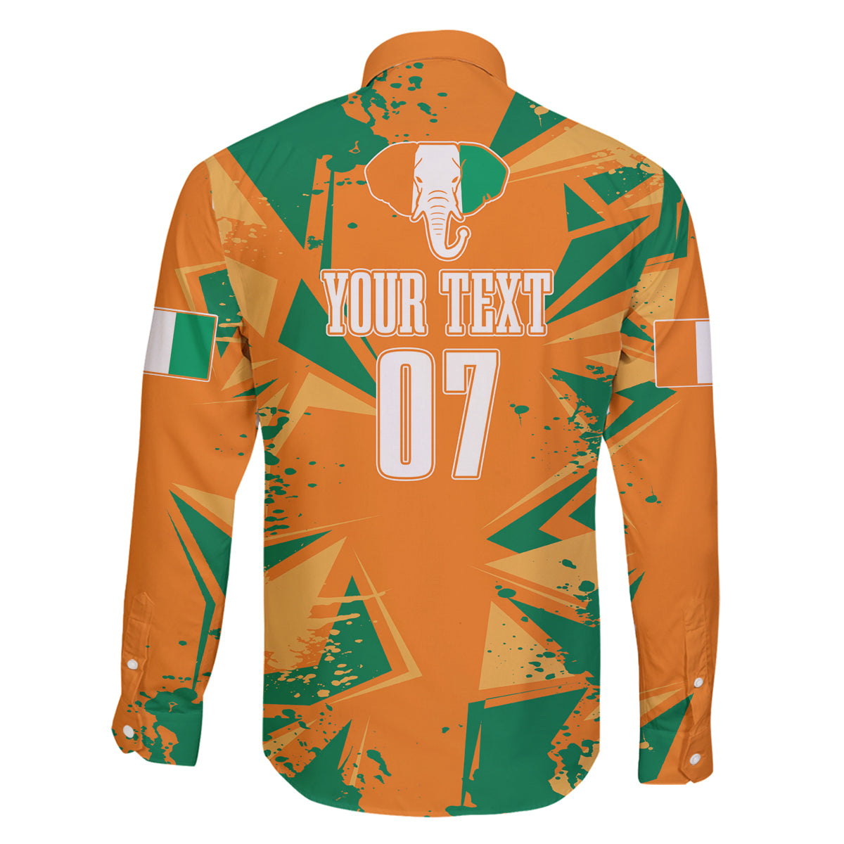 Ivory Coast Football Custom Family Matching Off Shoulder Long Sleeve Dress and Hawaiian Shirt Les Elephants Champions - Wonder Print Shop