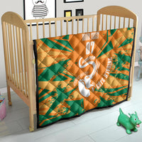 Ivory Coast Football Custom Quilt Les Elephants Champions - Wonder Print Shop
