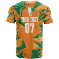 Ivory Coast Football Custom T Shirt Les Elephants Champions - Wonder Print Shop