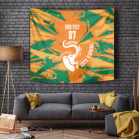 Ivory Coast Football Custom Tapestry Les Elephants Champions - Wonder Print Shop