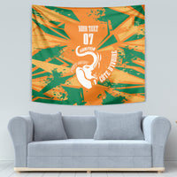 Ivory Coast Football Custom Tapestry Les Elephants Champions - Wonder Print Shop