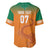 Ivory Coast Football Custom Baseball Jersey Ivory Elephants - Basic Style LT7 - Wonder Print Shop