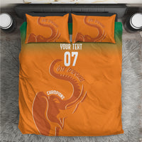 Ivory Coast Football Custom Bedding Set Ivory Elephants - Basic Style LT7 - Wonder Print Shop