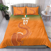 Ivory Coast Football Custom Bedding Set Ivory Elephants - Basic Style LT7 - Wonder Print Shop