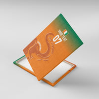 Ivory Coast Football Custom Canvas Wall Art Ivory Elephants - Basic Style LT7 - Wonder Print Shop