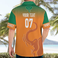 Ivory Coast Football Custom Hawaiian Shirt Ivory Elephants - Basic Style - Wonder Print Shop