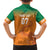 Ivory Coast Football Custom Kid Hawaiian Shirt Ivory Elephants - Basic Style - Wonder Print Shop