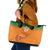 Ivory Coast Football Custom Leather Tote Bag Ivory Elephants - Basic Style - Wonder Print Shop