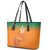 Ivory Coast Football Custom Leather Tote Bag Ivory Elephants - Basic Style - Wonder Print Shop