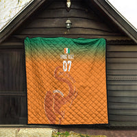 Ivory Coast Football Custom Quilt Ivory Elephants - Basic Style - Wonder Print Shop