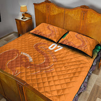 Ivory Coast Football Custom Quilt Bed Set Ivory Elephants - Basic Style - Wonder Print Shop