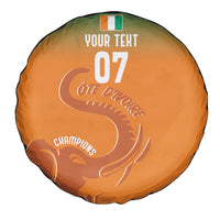 Ivory Coast Football Custom Spare Tire Cover Ivory Elephants - Basic Style - Wonder Print Shop