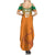 Ivory Coast Football Custom Summer Maxi Dress Ivory Elephants - Basic Style - Wonder Print Shop