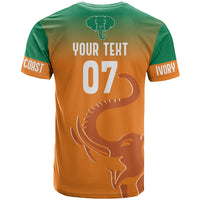 Ivory Coast Football Custom T Shirt Ivory Elephants - Basic Style - Wonder Print Shop