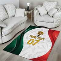 Custom Mexico Football Area Rug El Tricolor Viva Champions