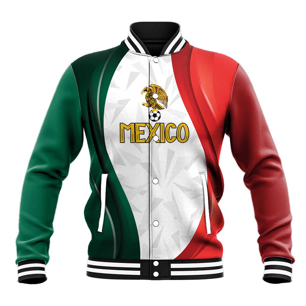Custom Mexico Football Baseball Jacket El Tricolor Viva Champions