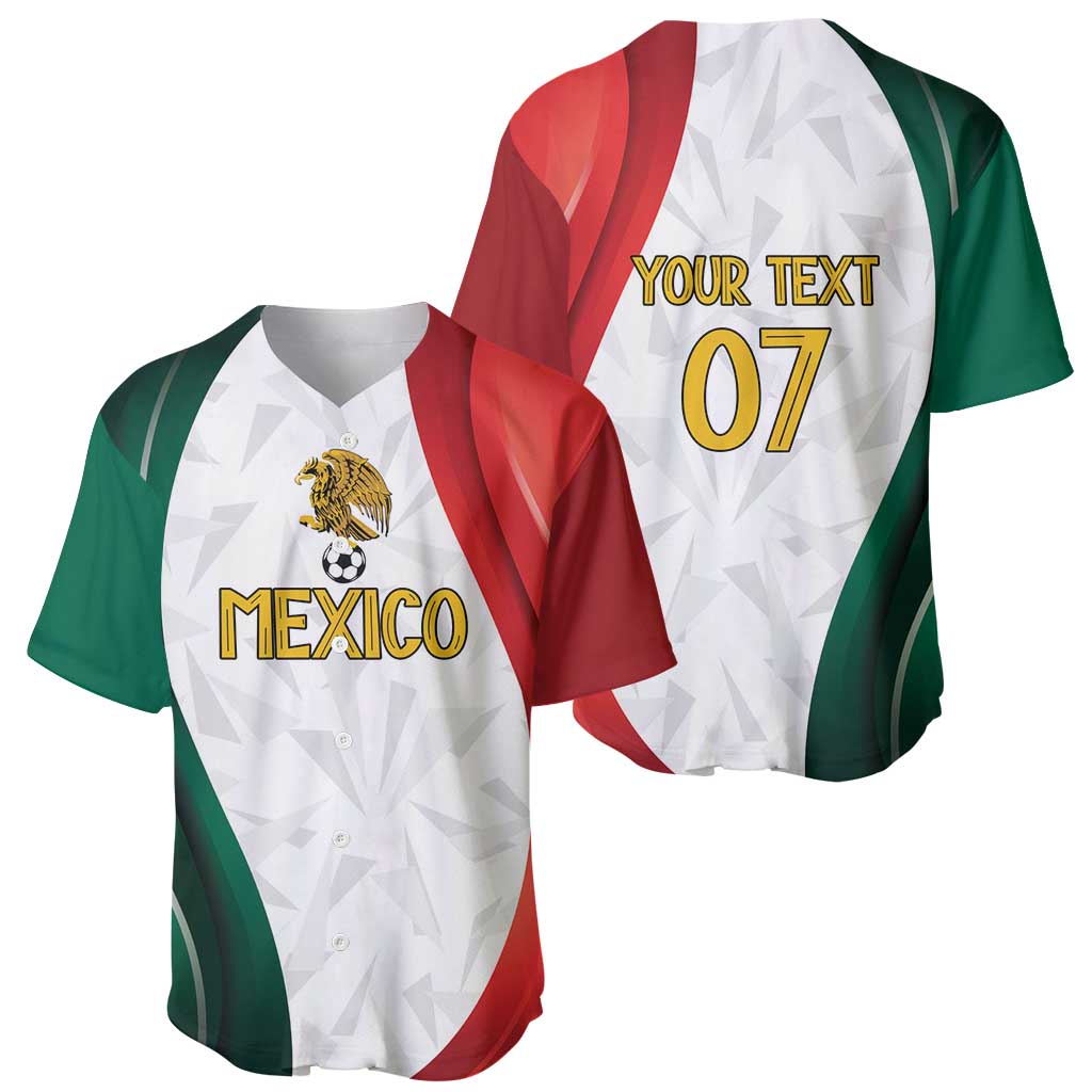 Custom Mexico Football Baseball Jersey El Tricolor Viva Champions