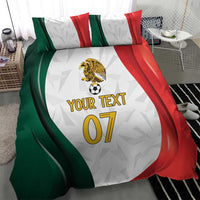Custom Mexico Football Bedding Set El Tricolor Viva Champions