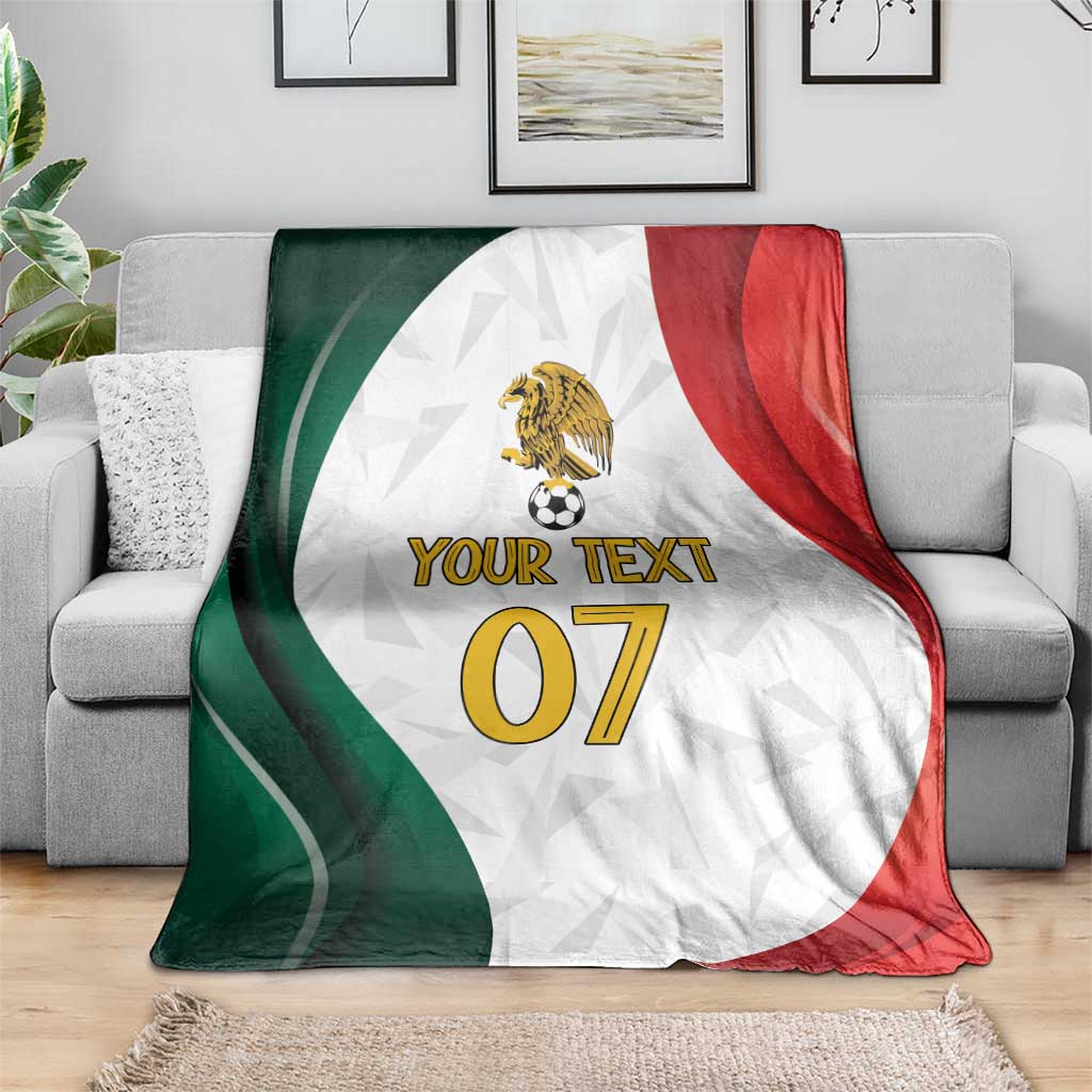 Custom Mexico Football Blanket El Tricolor Viva Champions