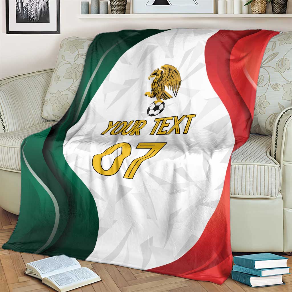 Custom Mexico Football Blanket El Tricolor Viva Champions
