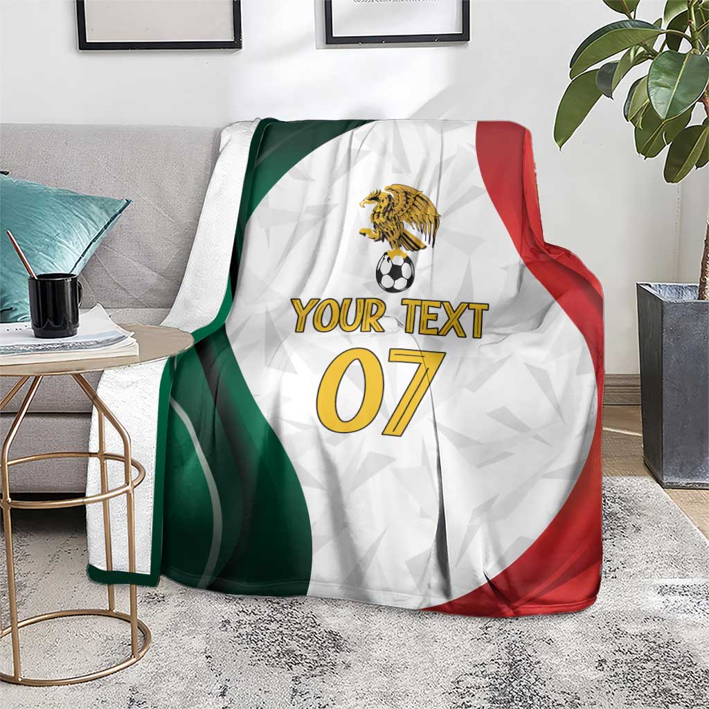 Custom Mexico Football Blanket El Tricolor Viva Champions