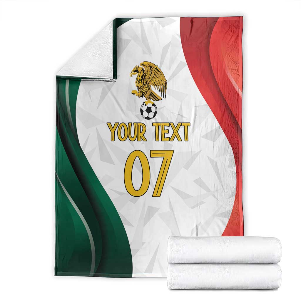 Custom Mexico Football Blanket El Tricolor Viva Champions