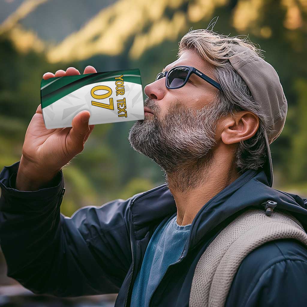 Custom Mexico Football 4 in 1 Can Cooler Tumbler El Tricolor Viva Champions