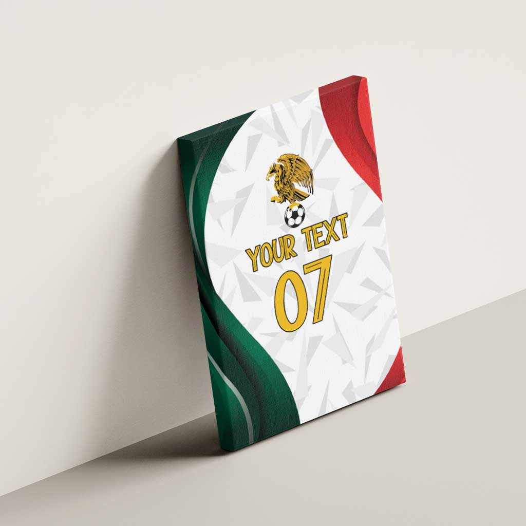 Custom Mexico Football Canvas Wall Art El Tricolor Viva Champions