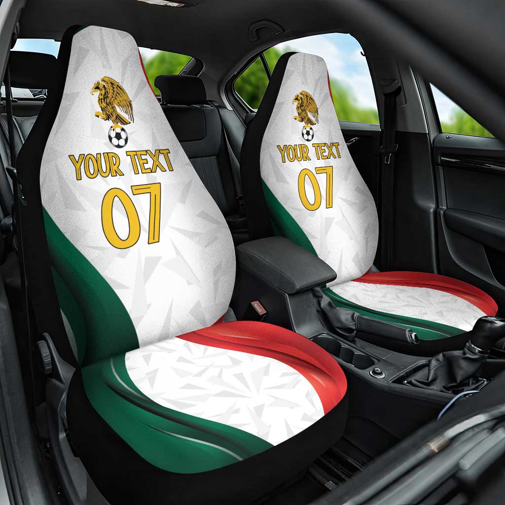 Custom Mexico Football Car Seat Cover El Tricolor Viva Champions