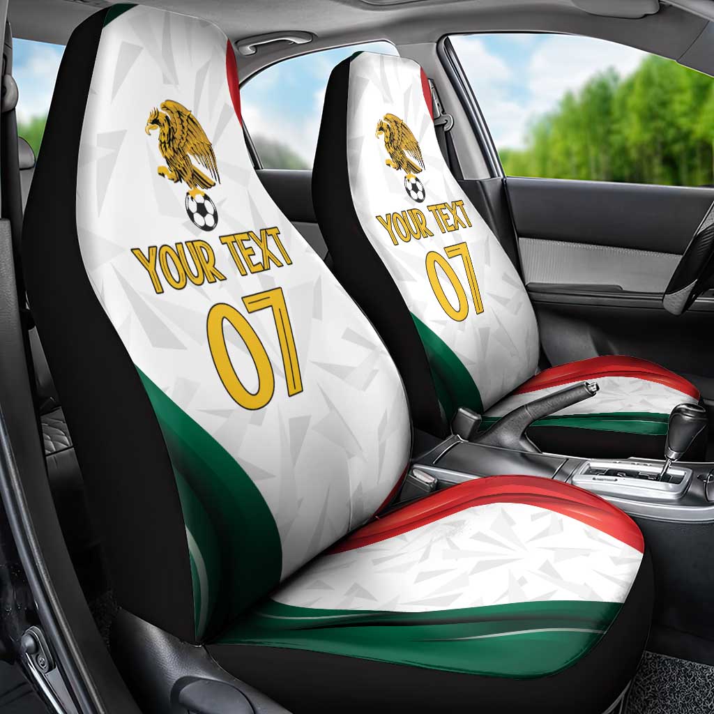 Custom Mexico Football Car Seat Cover El Tricolor Viva Champions