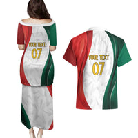 Custom Mexico Football Couples Matching Puletasi and Hawaiian Shirt El Tricolor Viva Champions