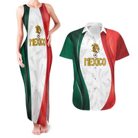 Custom Mexico Football Couples Matching Tank Maxi Dress and Hawaiian Shirt El Tricolor Viva Champions