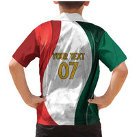 Custom Mexico Football Family Matching Mermaid Dress and Hawaiian Shirt El Tricolor Viva Champions