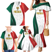 Custom Mexico Football Family Matching Mermaid Dress and Hawaiian Shirt El Tricolor Viva Champions