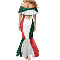 Custom Mexico Football Family Matching Mermaid Dress and Hawaiian Shirt El Tricolor Viva Champions