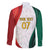 Custom Mexico Football Family Matching Off The Shoulder Long Sleeve Dress and Hawaiian Shirt El Tricolor Viva Champions