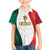 Custom Mexico Football Family Matching Off The Shoulder Long Sleeve Dress and Hawaiian Shirt El Tricolor Viva Champions