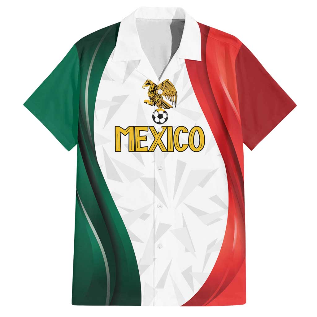 Custom Mexico Football Family Matching Off Shoulder Maxi Dress and Hawaiian Shirt El Tricolor Viva Champions