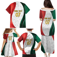 Custom Mexico Football Family Matching Puletasi and Hawaiian Shirt El Tricolor Viva Champions