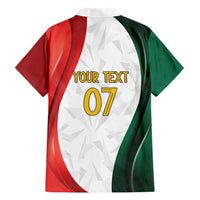Custom Mexico Football Family Matching Short Sleeve Bodycon Dress and Hawaiian Shirt El Tricolor Viva Champions