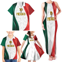 Custom Mexico Football Family Matching Tank Maxi Dress and Hawaiian Shirt El Tricolor Viva Champions