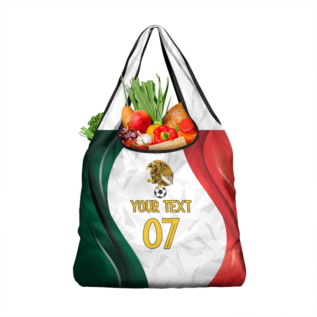 Custom Mexico Football Grocery Bag El Tricolor Viva Champions