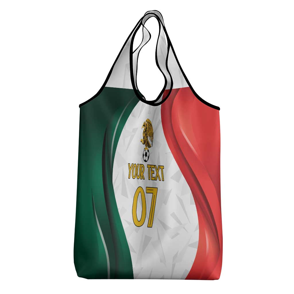 Custom Mexico Football Grocery Bag El Tricolor Viva Champions
