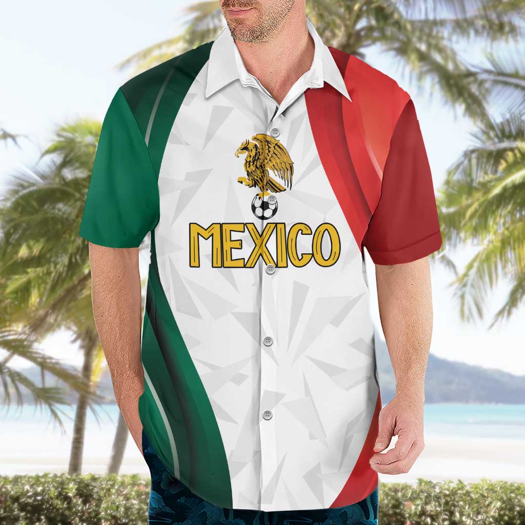 Custom Mexico Football Hawaiian Shirt El Tricolor Viva Champions