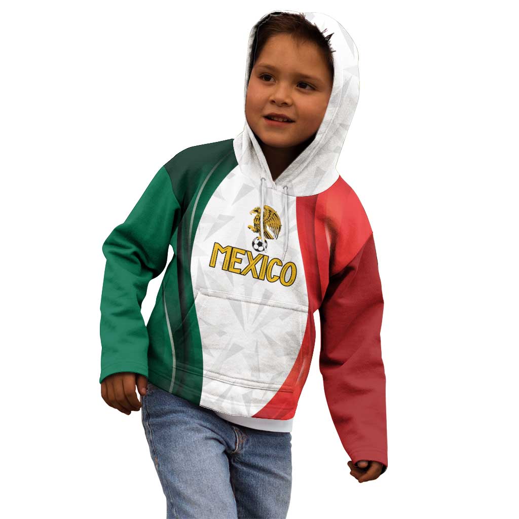 Custom Mexico Football Kid Hoodie El Tricolor Viva Champions