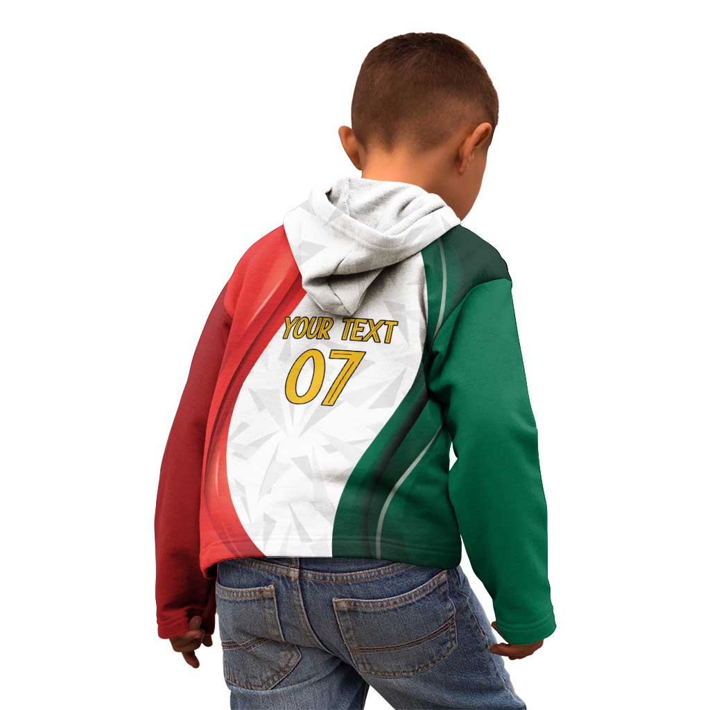 Custom Mexico Football Kid Hoodie El Tricolor Viva Champions