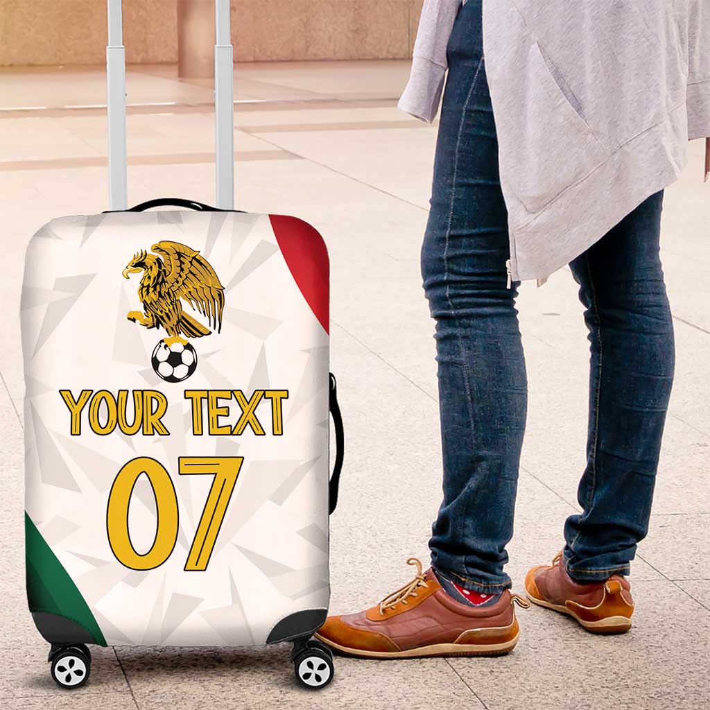 Custom Mexico Football Luggage Cover El Tricolor Viva Champions