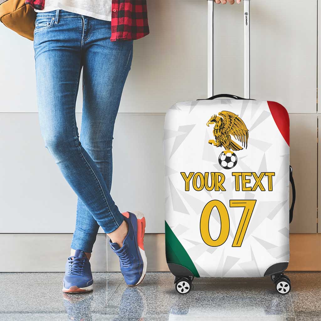 Custom Mexico Football Luggage Cover El Tricolor Viva Champions