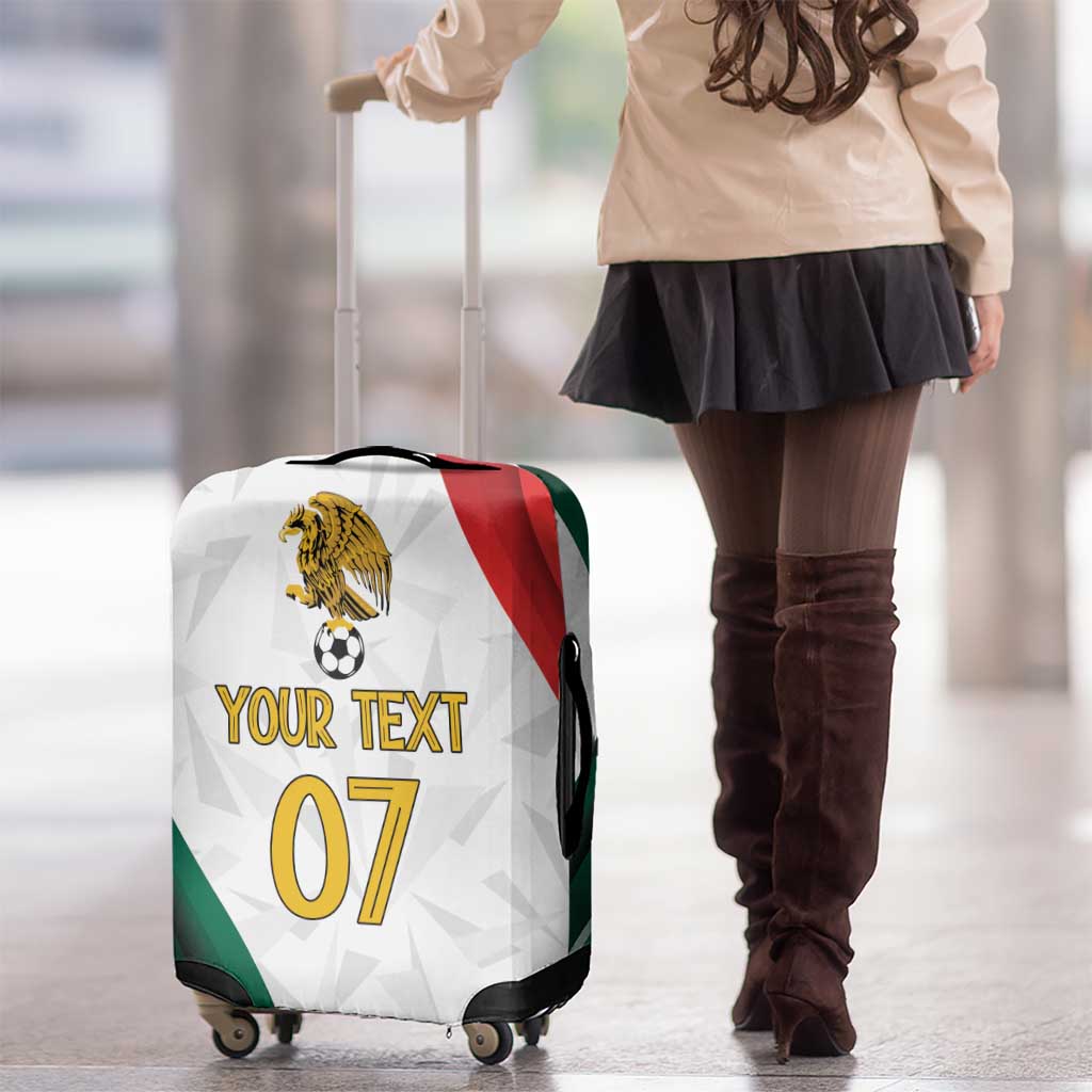 Custom Mexico Football Luggage Cover El Tricolor Viva Champions