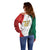 Custom Mexico Football Off Shoulder Sweater El Tricolor Viva Champions